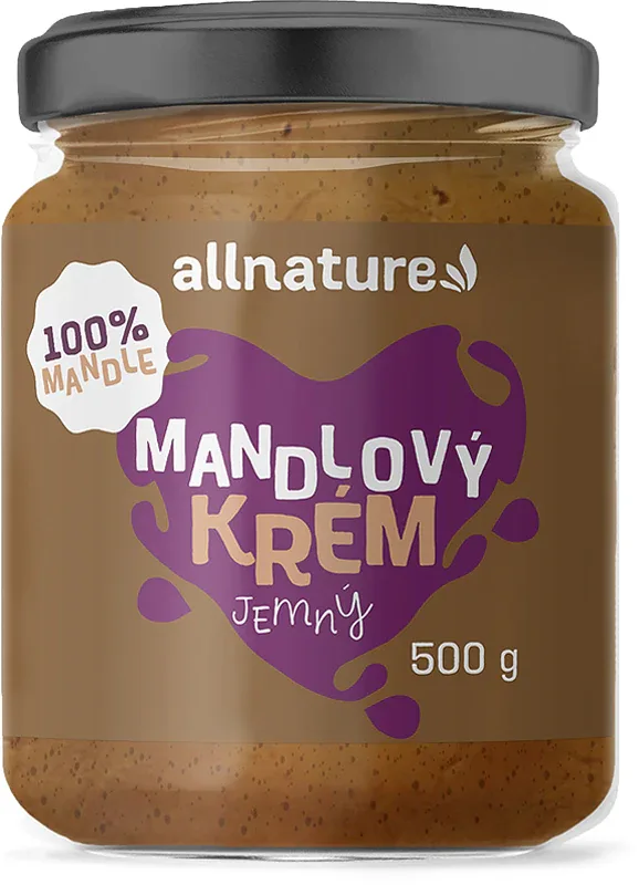Паста миндальная Allnature из обжаренного молотого миндаля, 500 г