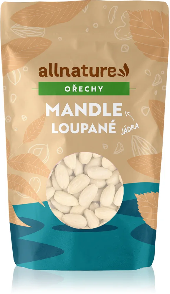 Миндаль Allnature очищенный, для выпечки и перекуса, 1000 г