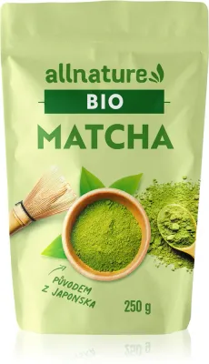 Чай зелёный в порошке Allnature Matcha BIO, из первого весеннего сбора