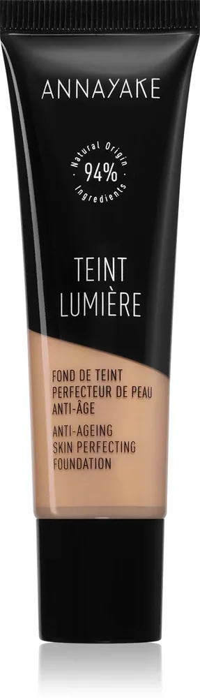 Тональная основа для лица Annayake Teint Lumiere Anti-Ageing Skin Perfecting Foundation с лёгким покрытием, стойкая, 30 мл, оттенок 25 dark beige