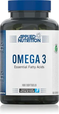 Добавка к пище Applied Nutrition Omega 3 с рыбьим жиром, в капсулах, 168 г