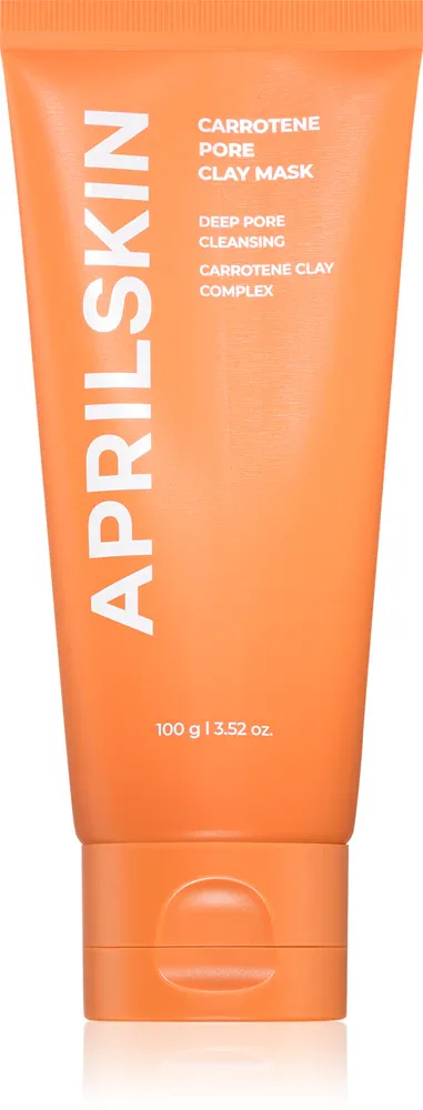 Маска для лица APRILSKIN Carrotene IPMP Quick Dry Pore Tightening Clay Mask очищающая, с глиной, 100 г