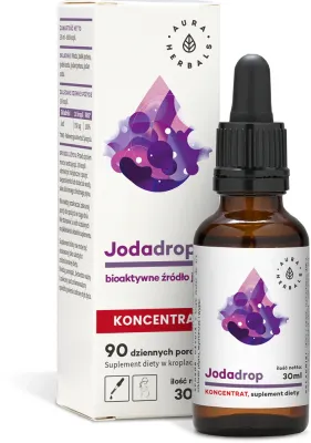 Добавка к пище Aura Herbals Jodadrop концентрат с йодом, капли под язык, 30 мл