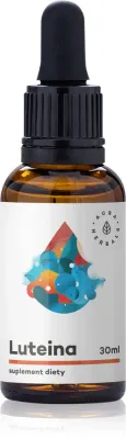 Добавка к пище Aura Herbals Luteina + Witamina A + DHA + Zeaksantyna в каплях, для зрения, 30 мл