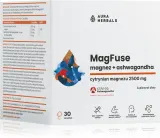 Добавка к пище Aura Herbals MagFuse + ashwagandha с магнием и ашвагандой, для растворения в воде, 30 шт — фото 1