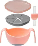 Миска детская b.box 3 in 1 Bowl Straw с трубочкой, силиконовая, 250 мл — фото 7
