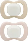 Пустышка b.box Glow 0-6m силиконовая, со светящимся в темноте кольцом, 2 шт — фото 1