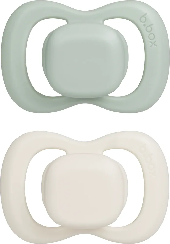 Пустышка b.box Silicone 0-6m силиконовая, ортодонтической формы, 2 шт