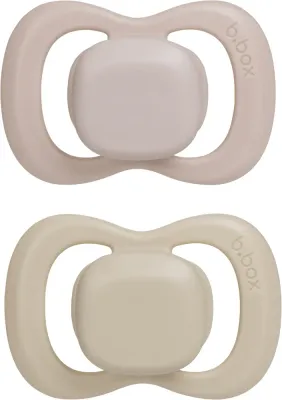 Пустышка b.box Silicone 6m+ силиконовая, ортодонтической формы, 2 шт