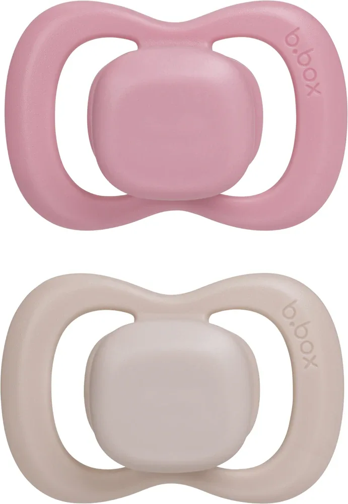 Пустышка b.box Silicone 6m+ силиконовая, ортодонтической формы, 2 шт