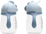 Кружка детская Baboo Cup with Silicone Straw с силиконовой трубочкой, с ручками, 260 мл Blue Haze 9m+ — фото 4