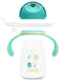 Кружка детская Baboo Cup with Silicone Straw с силиконовой трубочкой, с мягким носиком, 260 мл Lagoon Fiesta 9m+ — фото 3