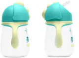 Кружка детская Baboo Cup with Silicone Straw с силиконовой трубочкой, с мягким носиком, 260 мл Lagoon Fiesta 9m+ — фото 4