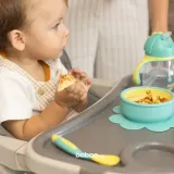 Кружка детская Baboo Cup with Silicone Straw с силиконовой трубочкой, с мягким носиком, 260 мл Lagoon Fiesta 9m+ — фото 6