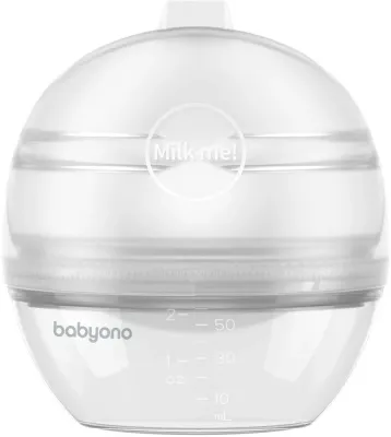 Молокоотсос BabyOno Breast Pump Milk Me ручной, силиконовый, 1 шт
