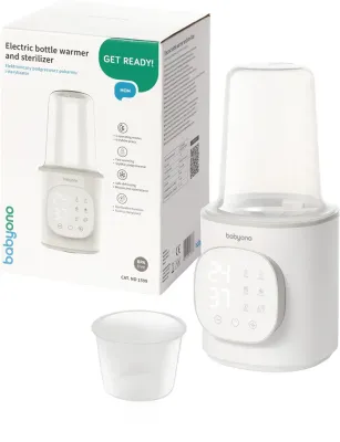 Подогреватель для бутылочек BabyOno Electric Bottle Warmer and Sterilizer со стерилизатором, электрический, 1 шт