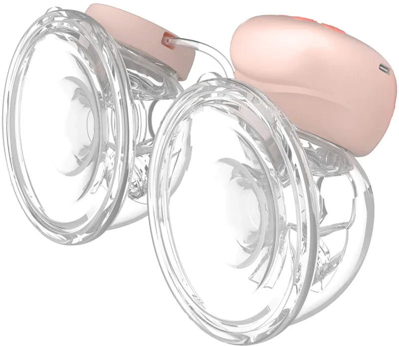 Молокоотсос BabyOno Get Ready Breast Pump электрический, беспроводной, для сцеживания без рук, 1 шт Double Twinny