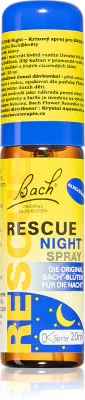 Bach® Flower Remedies RESCUE® Night® sprej - Спрей Bach Flower Remedies RESCUE Night, биологически активная добавка, для сна, 20 мл, 20 мл