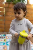 BBLÜV Sippy Küp - Поильник детский BBLUV Sippy Kup силиконовый, с мягким носиком, 240 мл Lime 4m+, 240 мл — фото 4