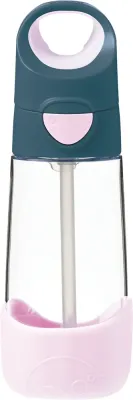 Бутылка детская b.box Bottle with Straw с трубочкой, треугольной формы, 450 мл