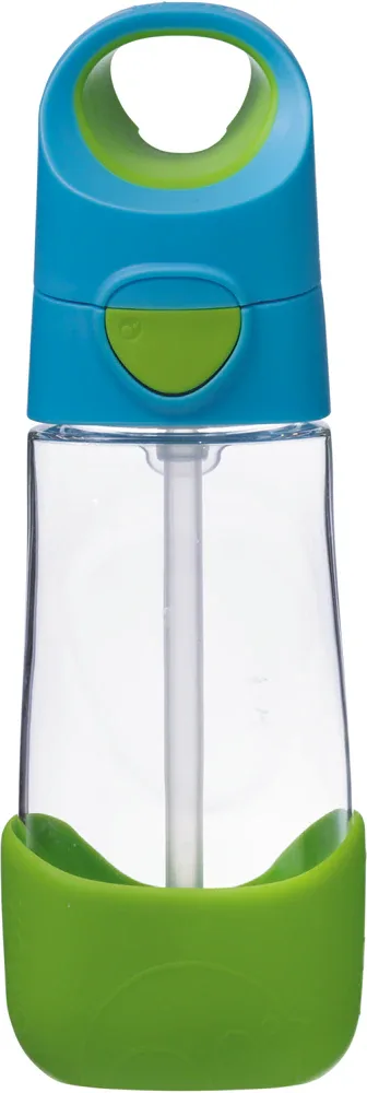 Бутылка детская b.box Bottle with Straw с трубочкой, треугольной формы, 450 мл