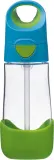Бутылка детская b.box Bottle with Straw с трубочкой, треугольной формы, 450 мл — фото 1