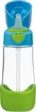 Бутылка детская b.box Bottle with Straw с трубочкой, треугольной формы, 450 мл — фото 2