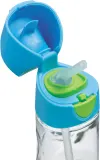 Бутылка детская b.box Bottle with Straw с трубочкой, треугольной формы, 450 мл — фото 3