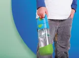 Бутылка детская b.box Bottle with Straw с трубочкой, треугольной формы, 450 мл — фото 7