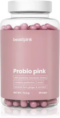 Пробиотик BeastPink Probio Pink в капсулах, с пребиотиками и растительными экстрактами, 110 г