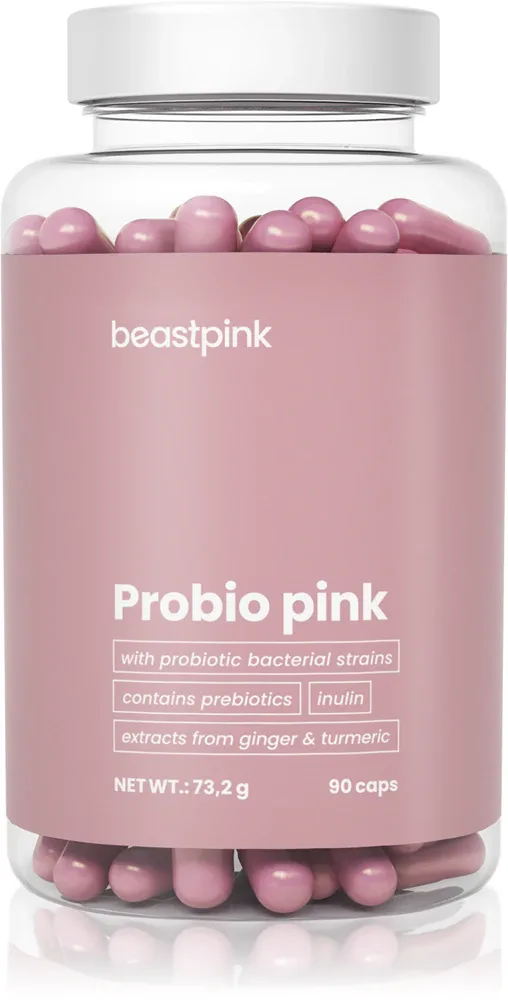 Пробиотик BeastPink Probio Pink в капсулах, с пребиотиками и растительными экстрактами, 110 г