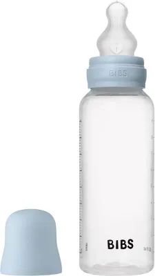 Бутылочка для кормления BIBS Anti-Colic Baby Bottle Silicone с силиконовой соской, со средним потоком, 270 мл