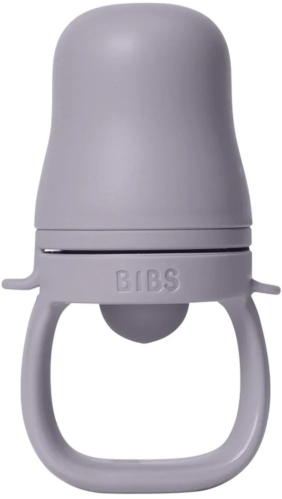 Ниблер BIBS Baby Feeder силиконовый, удобный для детских ручек, 1 шт Fossil Grey