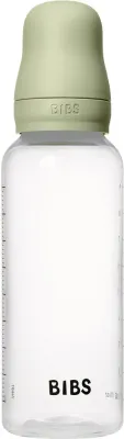 Бутылочка для кормления BIBS Anti-Colic Baby Bottle Latex с каучуковой соской, со средним потоком, 270 мл