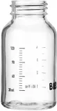 Бутылочка для кормления BIBS Baby Glass Bottle Body стеклянная, с широким горлышком, 120 мл — фото 2