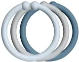 Игрушка развивающая BIBS Loops для развития зрения и осязания, 12 шт — фото 1