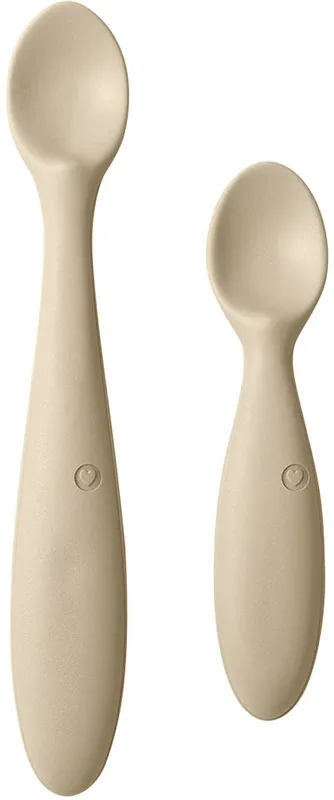 Ложка детская BIBS Spoon силиконовая, с нескользящей конструкцией, 2 шт
