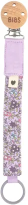 Клипса для пустышки BIBS X Liberty Paci Braid с креплением к одежде, с цветным узором, 1 шт Violet Sky