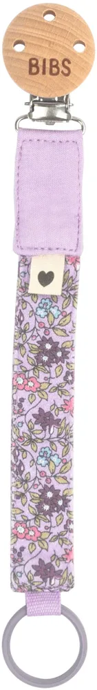 Клипса для пустышки BIBS X Liberty Paci Braid с креплением к одежде, с цветным узором, 1 шт Violet Sky