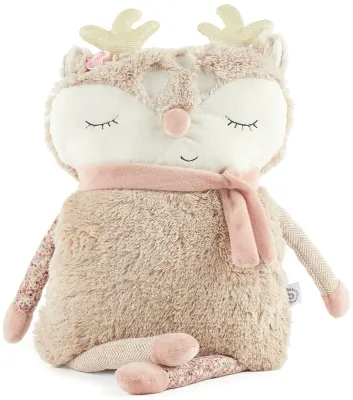 Подушка-игрушка Bieco Cuddly Pillow Fawn Ella мягкая плюшевая, для кроватки и автокресла, 1 шт 9 m+