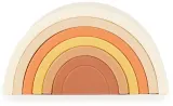 Игрушка развивающая Bieco Silicone Rainbow радуга силиконовая, складная, 6 шт — фото 1