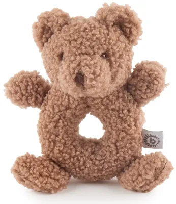 Погремушка детская Bieco Rattle Toy Bear Mika с мотивом медвежонка, для маленьких ладошек, 1 шт