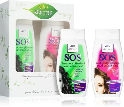 Набор для ухода за волосами Bione Cosmetics SOS шампунь и кондиционер, против выпадения волос, 1 шт