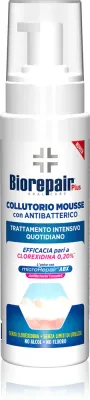 Ополаскиватель для полости рта Biorepair Plus Collutorio Mousse в форме пенки, против налёта, 200 мл