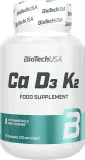 Биологически активная добавка BioTechUSA Ca D3 K2 кальций с витаминами, в капсулах, 142 г — фото 1