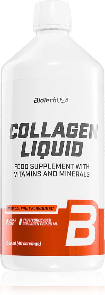 Напиток с коллагеном BioTechUSA Collagen Liquid с витаминами и минералами, со вкусом тропических фруктов, 1000 мл smak Tropical Fruit