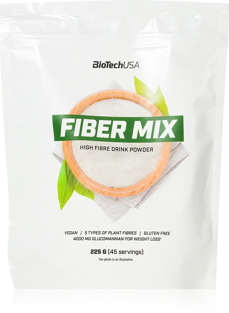 Клетчатка BioTechUSA Fiber Mix смесь в порошке, с глюкоманнаном, 225 г