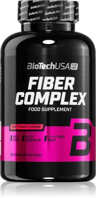 Клетчатка BioTechUSA Fiber Complex жевательные таблетки с инулином и хромом, 234 г smak Fruit Punch