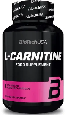 Биологически активная добавка BioTechUSA L-Carnitine L-карнитин в капсулах, для контроля веса, 60 г
