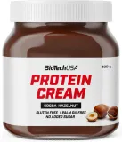 Паста ореховая BioTechUSA Protein Cream какао с арахисом, с сывороточным белком, 400 г Cocoa & Hazelnut — фото 1